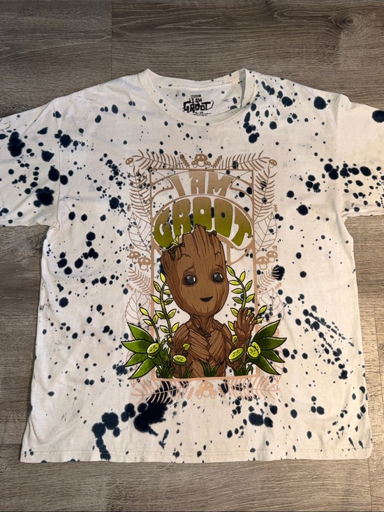 Marvel Other - I AM GROOT Guardians of The Galaxy‎ Marvel Studios Groovy Mushroom Splatter Tee